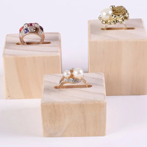 Wooden Ring Box Jewelry Storage Engagement Wedding Gift