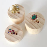 Wooden Ring Box Jewelry Storage Engagement Wedding Gift