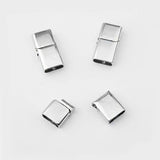 3Pcs Stainless Steel Strong Magnetic Clasp for Flat Leather Cord DIY
