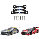 3Pcs Steering Link Rod Servo Rod for TT02 TT02T 1/10 RC Car Upgrade Parts, Blue