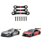 3Pcs Steering Link Rod for TT02 TT02T 1/10 RC Car, Red