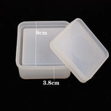 3Pcs Resin Storage Box Molds with Silicone Molds