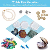 3Pcs Resin Moulds for Jewelry Box with Silicone Mold