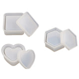 3Pcs Resin Moulds for Jewelry Box with Silicone Mold