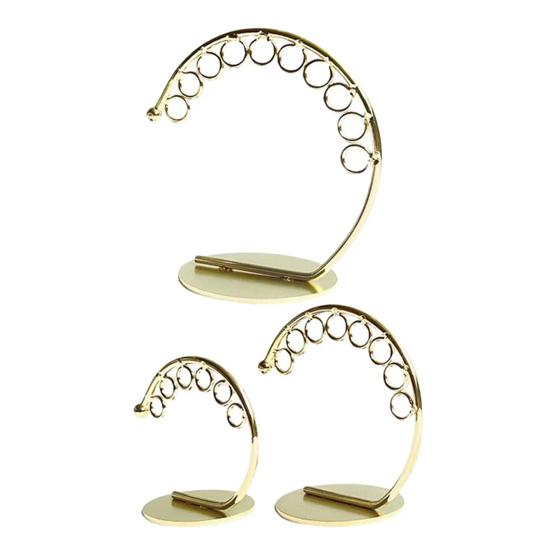 3Pcs Earring Display Stand Jewelry Holder Earring Rack for Photo Props