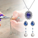 3Pcs Jewelry Making Repair Tool Needle Nose Pliers Round Nose Pliers