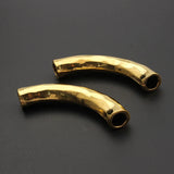 3Pcs Tibetan Tube Spacers Beads 6mm Hole for Jewelry Making