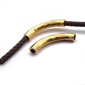 3Pcs Tibetan Tube Spacers Beads 6mm Hole for Jewelry Making