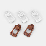 3Pcs Tibetan Silver 10mm Cord End Clasp Hook For DIY Bracelet