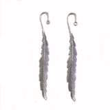 3Pcs Tibetan Feather Leaf Bookmarks DIY Jewelry Stationery