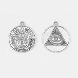 3Pcs SanMIGUEL ARCANGEL Pentagram Charms for DIY Jewelry Making