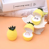 3Pcs Velvet Ring Display Box Wedding Ear Stud Earrings Storage Case