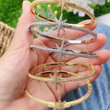 Adjustable Bangle With Zircon Bracelets