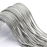 3Pcs Unisex Stainless Steel Snake Chain Necklace 0.9-4.2mm Never Turn Off