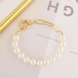 3Pcs Vintage Pearl Bracelet Wedding Bracelet Female Jewelry