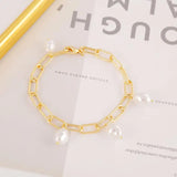 3Pcs Vintage Pearl Bracelet Wedding Bracelet Female Jewelry