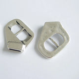 3Pcs Antique Silver Flat Buckle Clasp for DIY 10x2mm Leather Bracelet