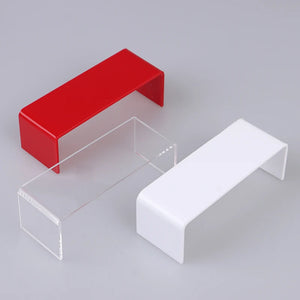 3Pcs Acrylic Display Stand Mini Figure Storage Rack Jewelry Holder Organizer