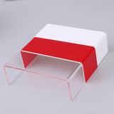 3Pcs Acrylic Display Stand Mini Figure Storage Rack Jewelry Holder Organizer