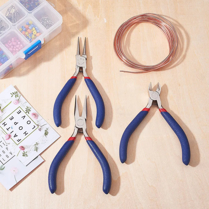 3Pcs/set Manual Pliers Mini Metal Tools for DIY Jewelry Making