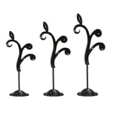 3Pcs Metal Earring Display Stand Antique Organizer