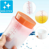 3Pcs Epoxy Resin Cups Plastic Graduated Cup Clear Scale Mixing Paint