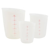 3Pcs Epoxy Resin Cups Plastic Graduated Cup Clear Scale Mixing Paint