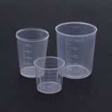 3 Pack Epoxy Resin Cups 30 50 100ML Plastic Graduated Transparent Mixing Paint