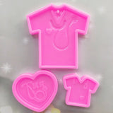 3 Nurse Auscultation Clothes Silicone Molds for DIY Crafts