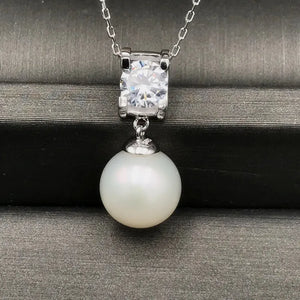 3Pcs Princess Pendant Chain S925 Silver Necklace Women DIY Pearl Choker