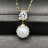 3Pcs Princess Pendant Chain S925 Silver Necklace Women DIY Pearl Choker