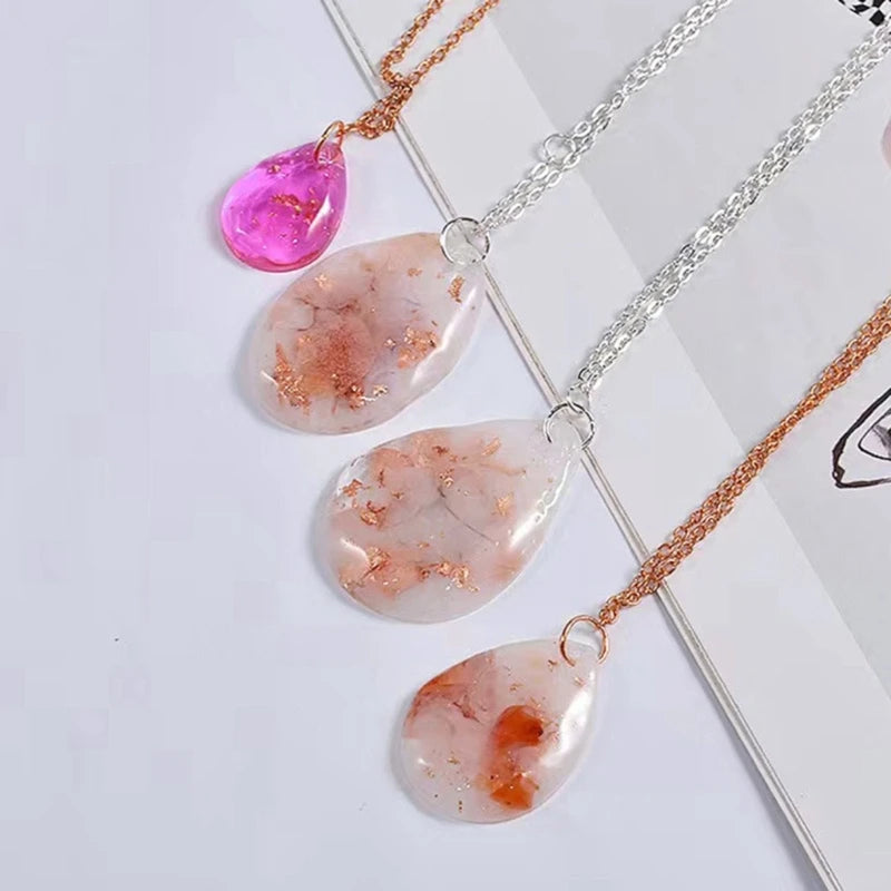 3 Multi-Shapes Pendant Moulds Keychain DIY Clay Moulds with Holes