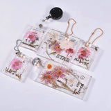 3Pcs Pendant Clay Molds Multi-Shapes Silicone Keychain Moulds with Holes