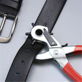 3-Piece Leather Hole Punch Tool Set for Belts and Stamping