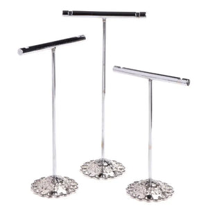 3-Piece Earring T Stand Display Set - Showcase Earrings with 3 Different Heights