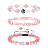 3Pcs Purple Amethyst Slimming Bracelet