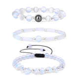3-Piece Purple Amethyst Slimming Bracelet Set