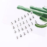 3Sets A-Z 26 Alphabet Charms for Jewelry Making 10mm Round Letter