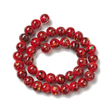 10mm Lampwork Round Beads Strand for Jewelry Making DIY