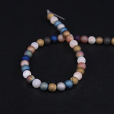Titanium Colour Mixture Natural Agates Drusy Geode Round Beads Wholesale