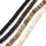 Natural Wood Spacer Beads Coconut Shell Round Beads for DIY Jewelry Making