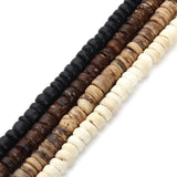 Natural Wood Spacer Beads Coconut Shell Round Beads for DIY Jewelry Making