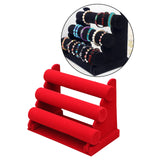Velvet Jewelry Bracelet Watch Bangle Display Holder Stand