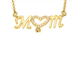 Personalized Inlay MOM Bracelet with Baby Feet Pendant
