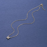 3U Zirconia Necklace Lady Stone Initial Necklace Women Gift