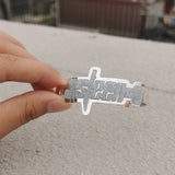 Stainless Steel Name Bangle Acrylic Bracelet Gift