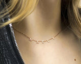 26 Letter Necklace Chocker Name Necklace Christmas Gift For Daughters