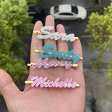 Acrylic Name Hairpin For Women Girl Letters Gift