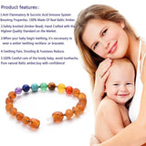 Amber Teething Bracelet Natural Jewelry Gift Chakra Pain Relief