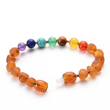 Amber Teething Bracelet Natural Jewelry Gift Chakra Pain Relief